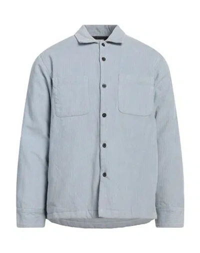 Obey Man Shirt Pastel Blue Size M Organic Cotton