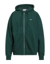 Obey Man Sweatshirt Dark Green Size Xl Cotton, Polyester In Multi