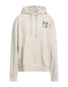 Obey Man Sweatshirt Light Grey Size Xl Cotton, Polyester In Neutral