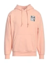 Obey Man Sweatshirt Light Pink Size S Cotton, Polyester