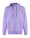 Obey Man Sweatshirt Purple Size Xl Cotton, Polyester