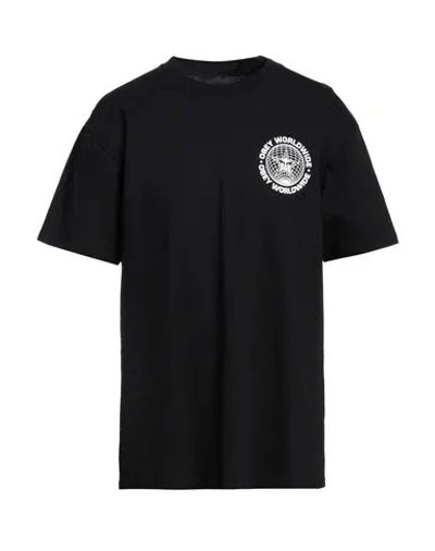 Obey Man T-shirt Black Size L Cotton