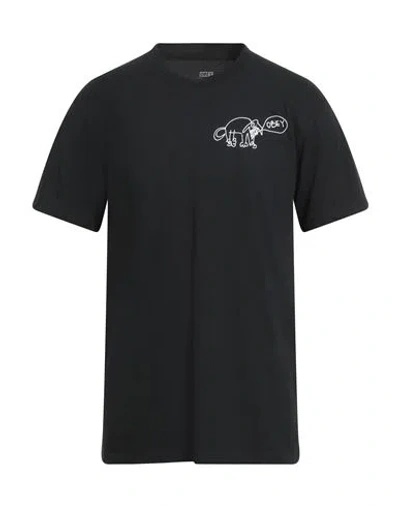 Obey Man T-shirt Black Size Xl Cotton