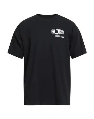 Obey Man T-shirt Black Size Xl Cotton