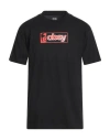 Obey Man T-shirt Black Size Xl Cotton In Black