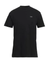 Obey Man T-shirt Black Size Xl Cotton In Black