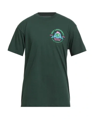 Obey Man T-shirt Green Size Xl Cotton