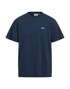 Obey Man T-shirt Navy Size Xl Cotton In Blue
