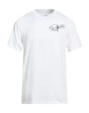 Obey Man T-shirt White Size Xl Cotton