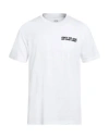Obey Man T-shirt White Size Xl Cotton In White