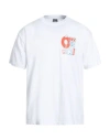 Obey Man T-shirt White Size Xl Cotton In White