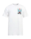 Obey Man T-shirt White Size Xl Cotton In White