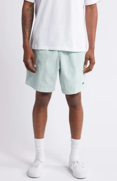 Obey Marquee Corduroy Shorts In White