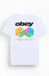 Obey Men's Dice T-shirt In White In White