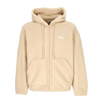 Obey Men's Gaze Hood Jacket Oat Milk Zip Hoodie