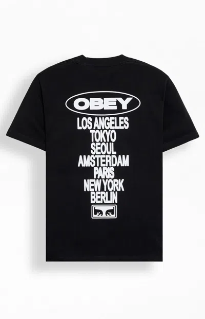 Obey Men's Global Impact T-shirt In Black
