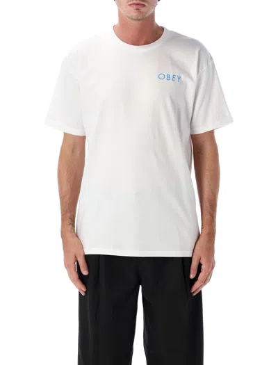 Obey Peace Brick Classic T-shirt In White