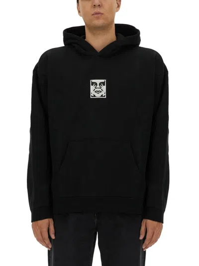 Obey Men's Graphic Print Sweatshirt In Black