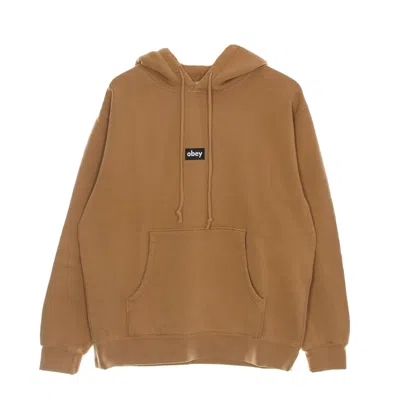 Obey Men's Hoodie Black Bar Heavyweight Pigment Dyed Hoodie Pigment Rabbits Paw