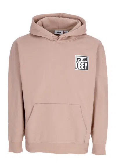 Obey Men's Hoodie Eyes Icon Hood Premium Fleece Warm Taupe
