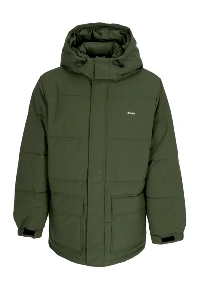 Obey Men's Jacket Brunswick Puffer Kombu Green