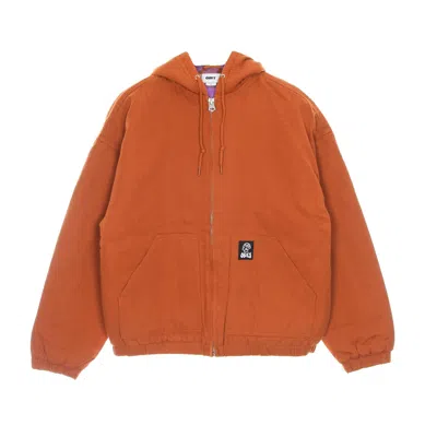 Obey Men's Jacket Vacant Hooded Jacket Ginger