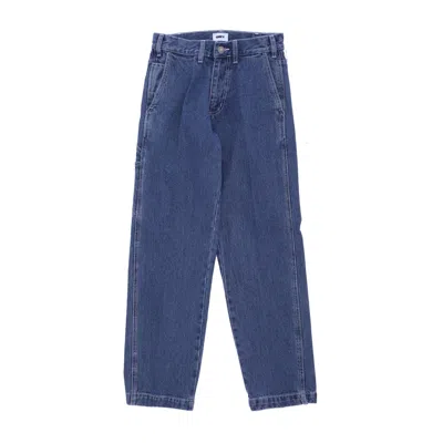 Obey Men's Jeans Hardwork Carpenter Denim Pant Stonewash Indigo