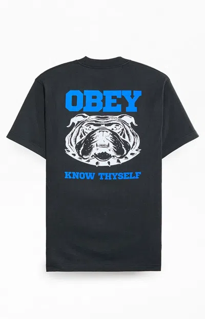 Obey Men's Know Thyself T-shirt In Black