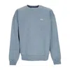 Obey Men's Lightweight Crewneck Sweatshirt Lowercase Pigment Crew Fleece Pigment Coronet Blue In Pigment Coronet Blue