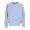 Obey Men's Lightweight Crewneck Sweatshirt Pigment Collegiate Extra Heavy Crew Fleece Pigment Hydrangea In Pigment Hydrangea