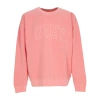 Obey Men's Lightweight Crewneck Sweatshirt Pigment Collegiate Extra Heavy Crew Fleece Pigment Shell Pink In Pigment Shell Pink