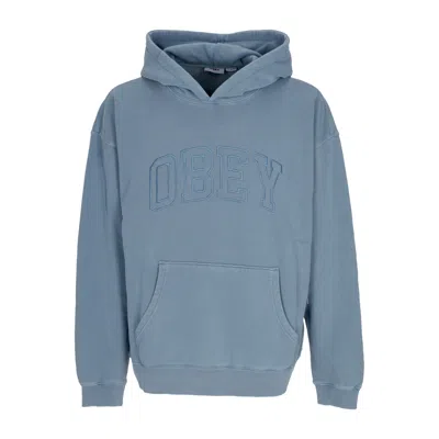 Obey Men's Lightweight Hoodie Pigment Collegiate Extra Heavy Hoodie Pigment Coronet Blue