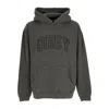 Obey Men's Lightweight Hoodie Pigment Collegiate Extra Heavy Hoodie Pigment Pirate Black In Pigment Pirate Black