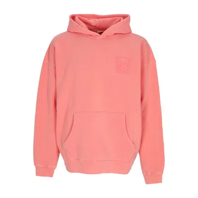 Obey Men's Lightweight Hoodie Pigment Eyes Icon Extra Heavy Hoodie Pigment Shell Pink