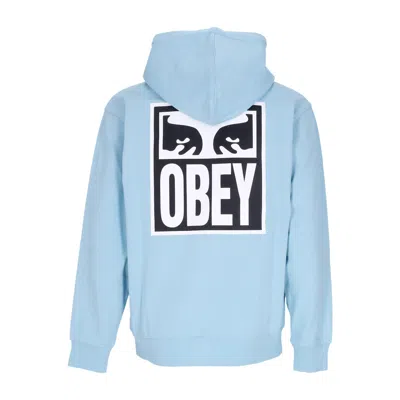 Obey Men's Lightweight Zip Hoodie Eyes Icon 2 Zip Hood Premium French Terry Sky Blue