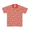 Obey Men's Short Sleeve Polo Bugs Jacquard Polo Roobios Multi In Roobios Multi