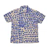 Obey Men's Short Sleeve Shirt Connect Woven Irish Cream Multi In Irish Cream Multi