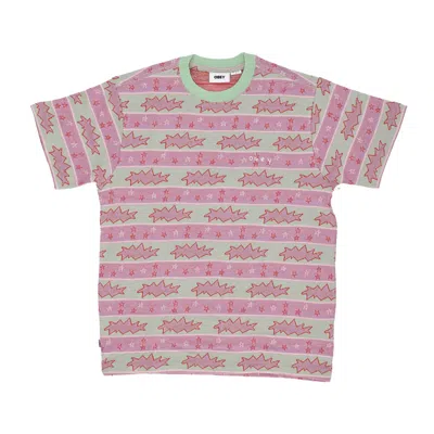 Obey Men's Snap Tee Green Fig Multi T-shirt