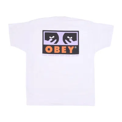 Obey Men's Subvert Heavyweight Classic Box Tee White T-shirt In Multi