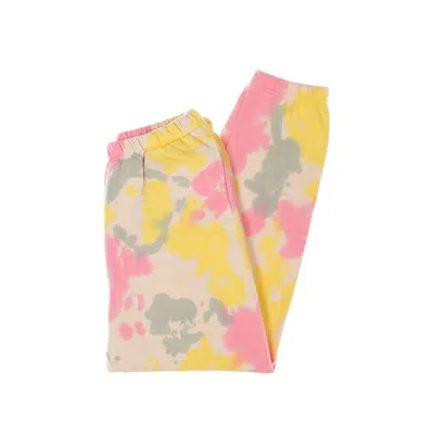 Obey Men's Sweatpants Sustainable Tie Dye Sweatpant Yellow Multi