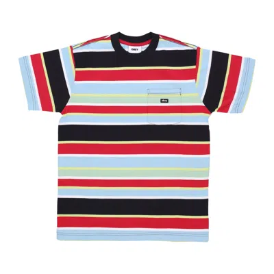 Obey Men's T-shirt Wedge Pocket Tee Black Multi
