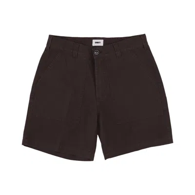 Obey Men's Utility Short Pants Java Brown