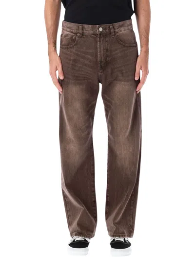 Obey Men's Vintage Archive Straight-leg Jeans In Vintage Archive Wren