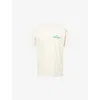 Obey Mens Cream  The Rhythm Short-sleeves Cotton-jersey T-shirt In Neutral