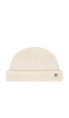 Obey Micro Beanie In Blanc De Blanc