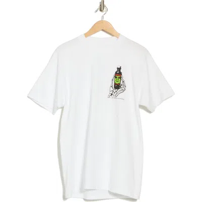 Obey Mind Control Graphic T-shirt In White