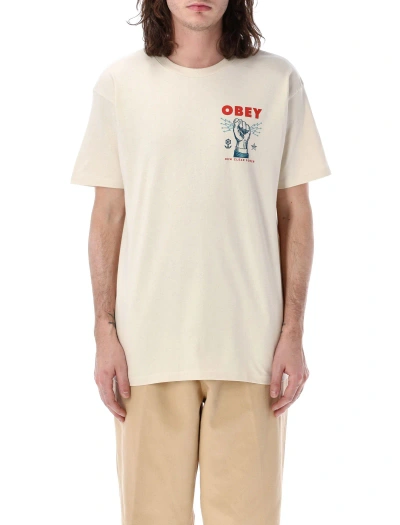 Obey New Clear Power Tee In 白色