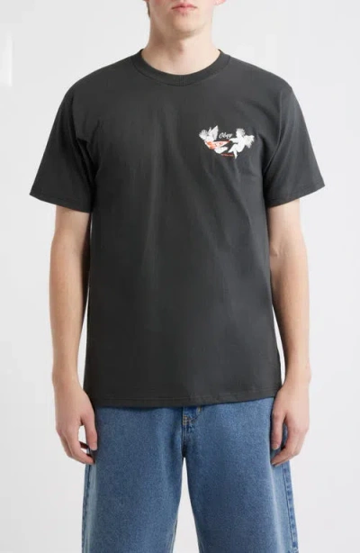 Obey No Love Lost Graphic T-shirt In Multi