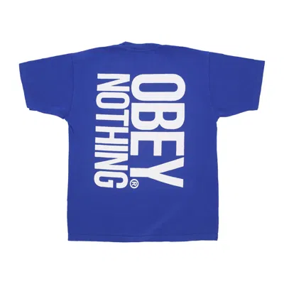Obey Nothing Heavyweight Classic Box Tee Surf Blue Men's T-shirt