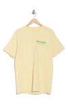 Obey Obery Farms Graphic T-shirt In Yellow